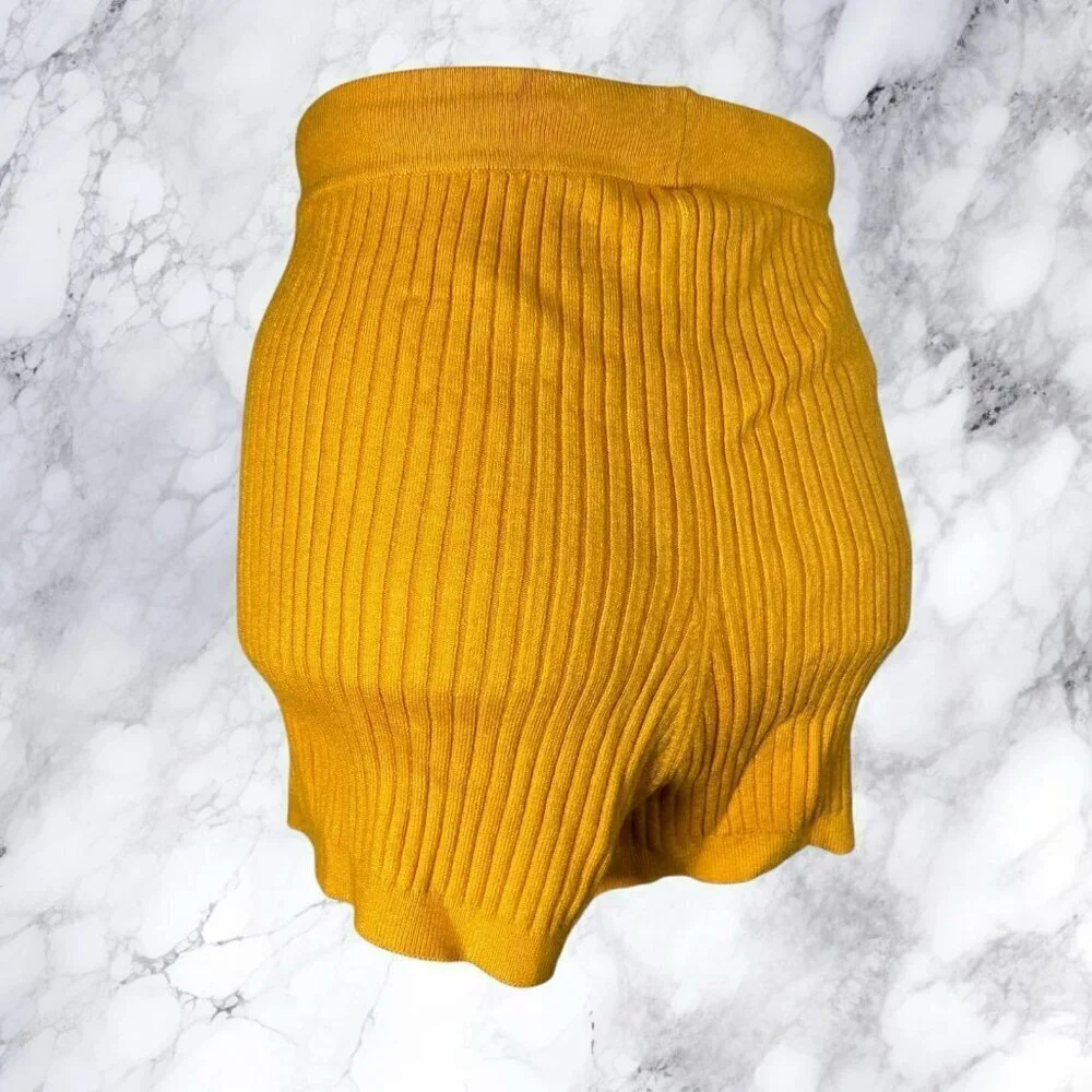 Lovers and Friends Stacie Knit Shorts - Apricot